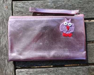 Toetie & Zo Make-uptasje Uil Roze, tekenetui, medicijntasje, mobieltasje