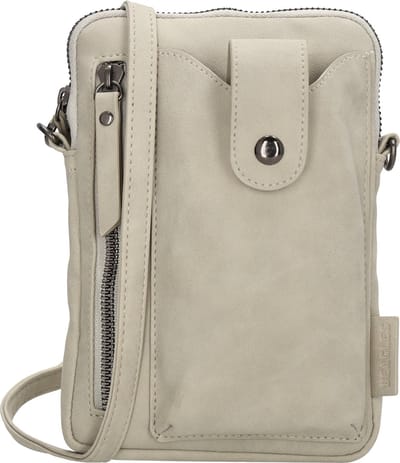 Beagles Arta Crossbody Telefoontasje Premium Leatherlook - Lichtgrijs