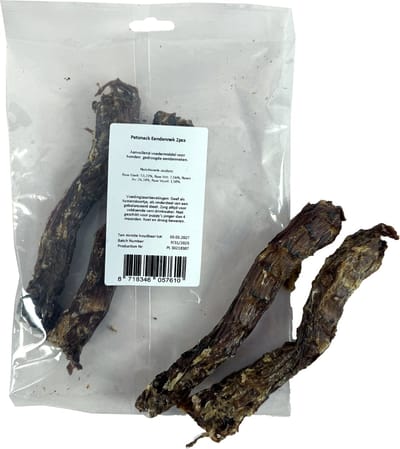 Eendennek Kauwsnack Petsnack - Natuurlijke Gedroogde Eend - 2 Stuks