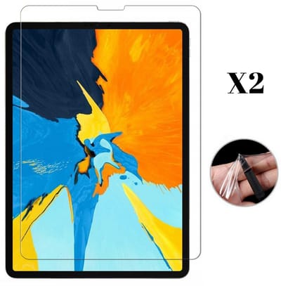 iPad Pro 2018 12.9" - 2 stuks Beschermende kunststoffen Plastic screenprotector transparante plastic schermfolie voor tablets