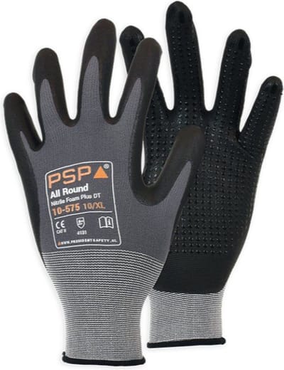 PSP 10-575 AllRound Dots NF Werkhandschoenen - Maat XL - Nitril Handschoenen 12 paar
