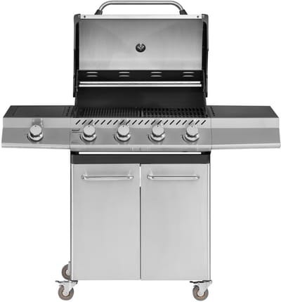 Mustang Gasbarbecue Louisville 4+1 – RVS met 4 Branders en Zijbrander – 16 kW | Luxe Buitenkeuken
