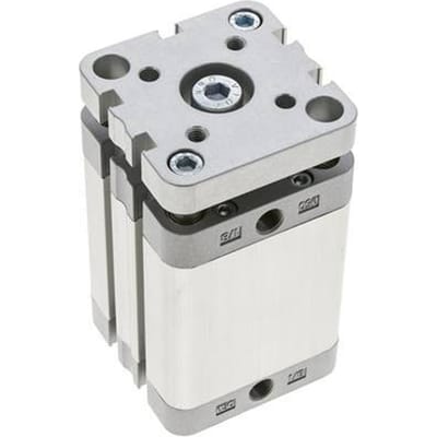 ISO 21287 Compacte Dubbelwerkende Cilinder 50-50mm - Magnetisch - Niet-roterend