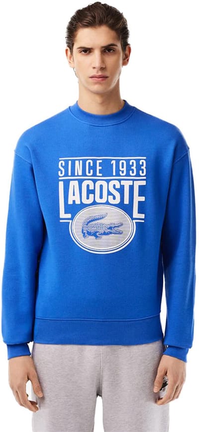 Lacoste Sh7349 Sweatshirt Blauw L Man