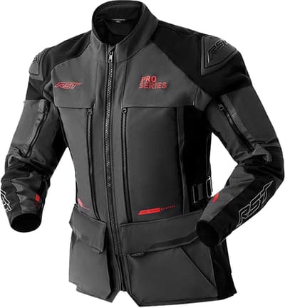 RST Pro Series Adventure D3O waterdichte motorfiets textieljas -