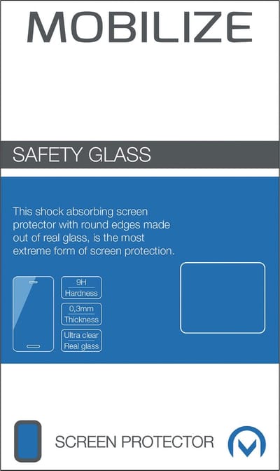 Mobilize Screenprotector geschikt voor Apple iPhone 6 Glazen | Mobilize Screenprotector - Case Friendly - Zwart
