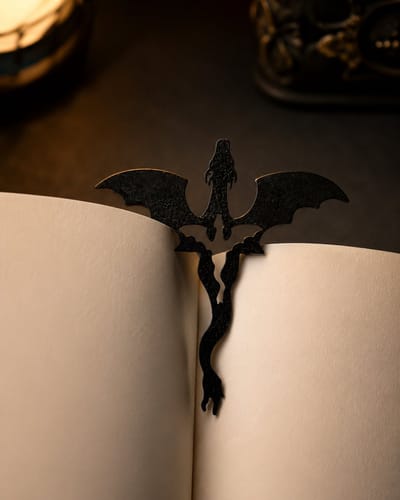 Skushy 2x Boekenlegger - voor Fourth Wing - Bladwijzer Fantasy Boek Accessoire - Leeswijzer Cadeau voor Lezers - Uniek Geschenk - Boek Houder Accessoire - Boekensteun - Boekenlegger - Boekenleggers Om In Te Kleuren - Boekenlegger Kat
