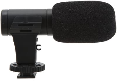 Allecto - On-cameramicrofoon - Videomicrofoon - Ideaal voor Vloggen - Compact formaat - Ruisonderdrukkingsmicrofoon - Geschikt voor camera's en cam...