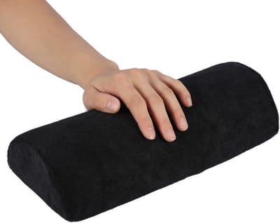 Zachte en Wasbare Handsteun voor Nagelkunst, Verwijderbare Spons Kussen voor Nagelsalon, Comfortabele Armsteun voor Perfecte Nagels