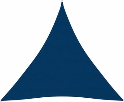 vidaXL - Zonnescherm - driehoekig - 4x5x5 - m - oxford - stof - blauw