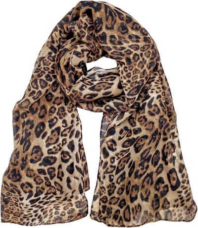 Stijlvolle sjaal met luipaardprint van zijde, perfect als cadeau voor vrouwen en modeaccessoire