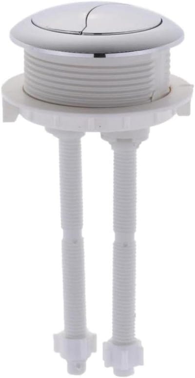 Toiletknop - Drukknop Toilet - Badkamer Reparatie - Universele Pasvorm - 3 Maten - Wit