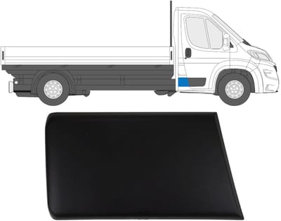 Zijlijst sierlijst voor Fiat Ducato 2018- / Rechts