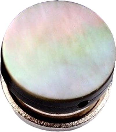 Hoofddoek Magneet - Magneet Broche Mini - Magneetbroche - Schelp Rond - Magnetische Broche - Sjaal - Hijab - Abaya - 12mm - Parelmoer