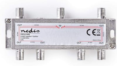 Satellietsignaal Splitter 6-Weg Versterker 5-2250 MHz