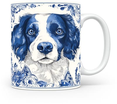 Mok Kooikerhondje Beker voor koffie of tas voor thee, cadeau voor dierenliefhebbers, moeder, vader, collega, vriend, vriendin, kantoor, opa, oma, hond, kerst, sinterklaas, verjaardag