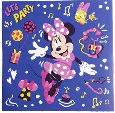 Uitnodigingskaarten Minnie Mouse