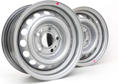 Aanhanger Velgen - Trailer Wielen - Veilig Transport - Hoge Draagkracht - 13 Inch - Zilverkleurig