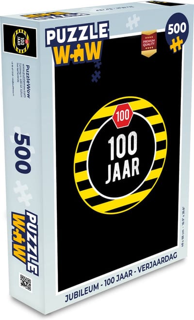 Puzzel Jubileum - 100 jaar - Verjaardag - Legpuzzel - Puzzel 500 stukjes