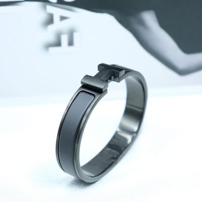 Matte armband Gekleurd emaille koppelarmband No. 17 gray
