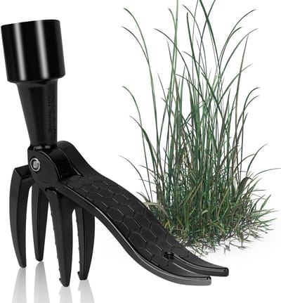 Handmatige Onkruidverwijderaar met Afneembare Handgreep, Efficiënte Onkruidtrekker voor het Verwijderen van Wortels en Onkruid in de Tuin