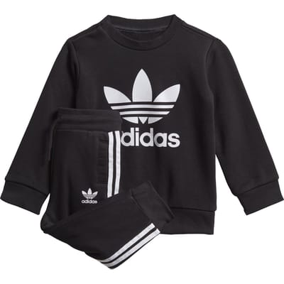adidas - 98 Originals Sweatshirt Set - Kinderen - Zwart
