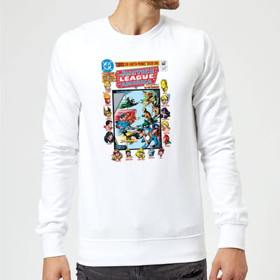 Justice League Crisis On Earth-Prime Cover Sweatshirt - White - S