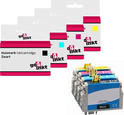Epson 604XL inktcartridges van Go4inkt - 4 stuks - Zwart, Cyaan, Magenta, Yellow - Multipack - XP-2200 / XP-2205 / XP-3200 / XP-3205 / XP-4200 / XP-4205 / Workforce / WF-2910DWF / WF-2930DWF / WF-2935DWF / WF-2950DWF