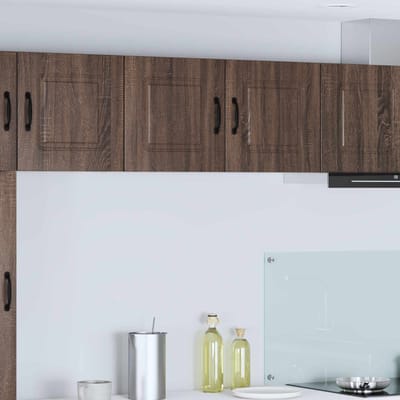 vidaXL - Vaatwasserpaneel - Kalmar - Bruin - Eiken - 80 - x - 31 - x - 40 - cm