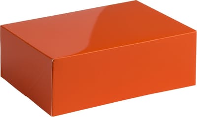 Cadeaudoos cadeauverpakking glossy 20x14x7cm ORANJE (100 stuks)