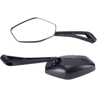 2 stuks Links Rechts Motorfiets Bolle Achteruitkijkspiegel Zwart Zijspiegel Vervanging voor SUZUKI GSXS750 gray