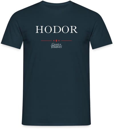 Game Of Thrones Hodor T-Shirt Heren