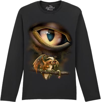 Draak Dragon Eye The Coloured House Longsleeve T-shirt XXL