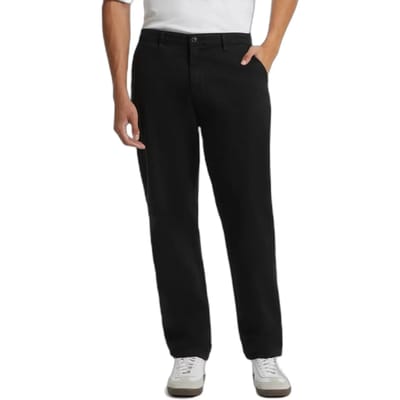Guess Jeans Regular Fit Chino Broek Zwart 29 / 34 Man