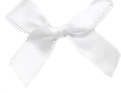 BamBella® - Strikjes - Wit - 100 stuks decoratie knutselen Kleine strikken