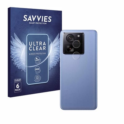 Savvies - Screenprotector voor Xiaomi 13T Pro (ALLEEN Camera Lens) - Folie Beschermfolie transparant 6 Stuks