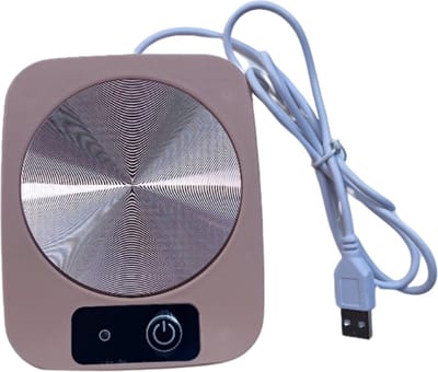 Livano Cup Warmer - Mok Warmer - Mug Warmer - Koffie Warmer - Verwarmde Onderzetter - Koffie Warmhouder - Koffiekop Verwarmer - Kop Warmer - USB - Kopjes - Roze