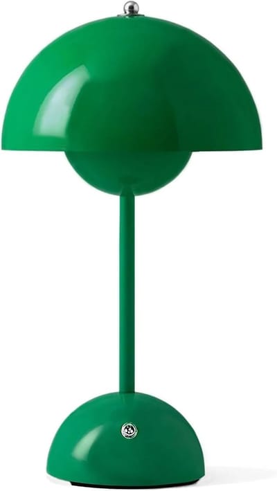 Draadloze LED Paddenstoel Tafellamp met Oplaadbare 5000mAh Batterij - Dimbaar met 3 Kleurtemperaturen en IP44 Waterdichte Beveiliging