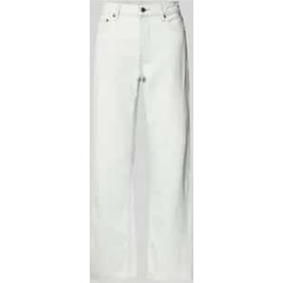 Straight fit jeans met logoprint