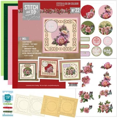 Stitch and Do on Colour 22 - Amy Design - Roses Are Red