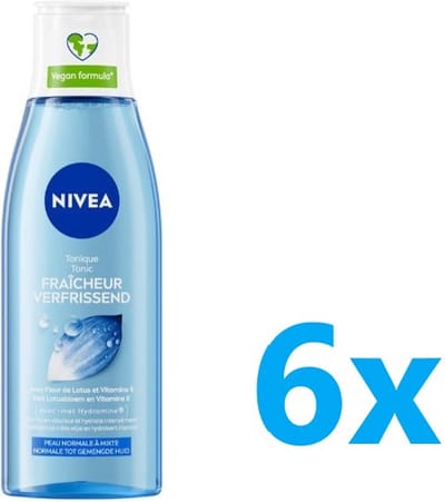 Nivea Essentials Verfrissende Tonic - 6x200 ml - Voordeelverpakking
