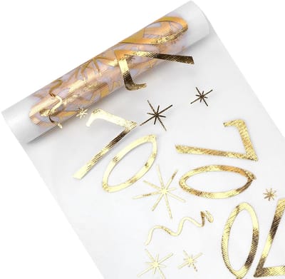 Gouden Tafelloper - Op rol - Voor tafeldecoratie - 28 cm x 10 m