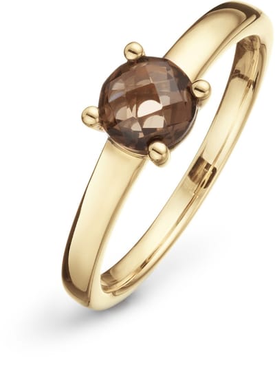 Glow 214.230352 Elements Of Love Dames Ring - Minimalistische ring - Sieraad - 14 Karaat Goud