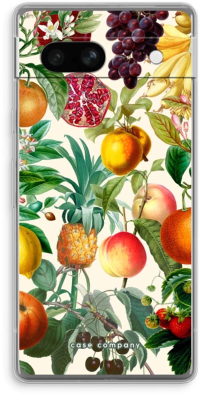 Case Company® - Hoesje geschikt voor Google Pixel 7A hoesje - Classic Flora - Soft Cover Telefoonhoesje - Bescherming aan alle Kanten en Schermrand