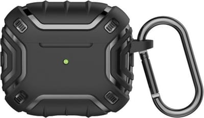 By Qubix - AirPods 3 hoesje - TPU - Alien series - Zwart
