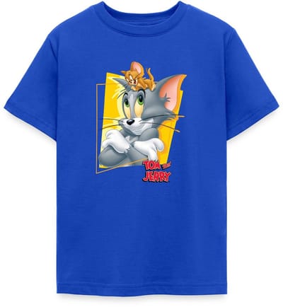 Tom En Jerry Portret T-Shirt Tiener