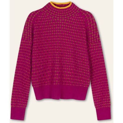 Oilily Kubb Trui- maatXS Fuchsia Roze