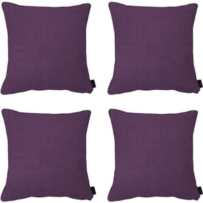 Madison - Sierkussen Panama purple - Ca. 45x45 cm - Set van 4