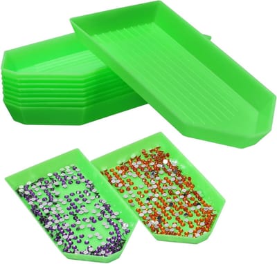 Organiseer je knutselprojecten met 50 plastic kralenkommen – handige sorteerschalen voor creatievelingen en kunstenaars
