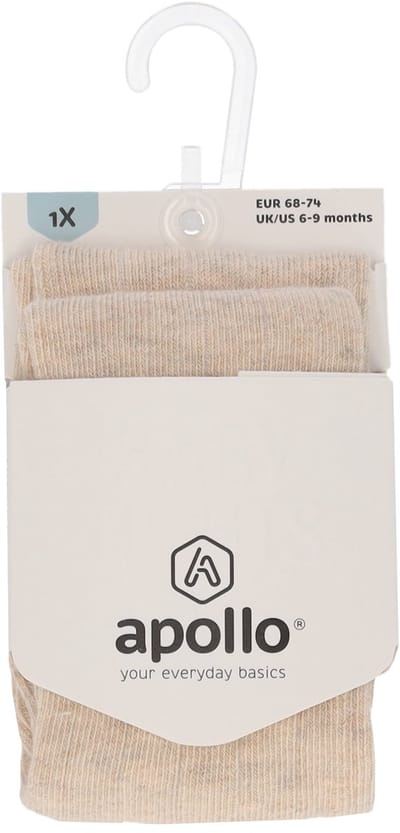 Apollo Maillot Rib Beige Melange maat 56/62